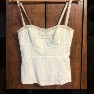 Nanette Lepore buster, detailed stitching